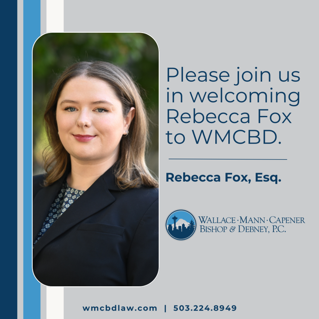 Rebecca Fox Joins WMCBD